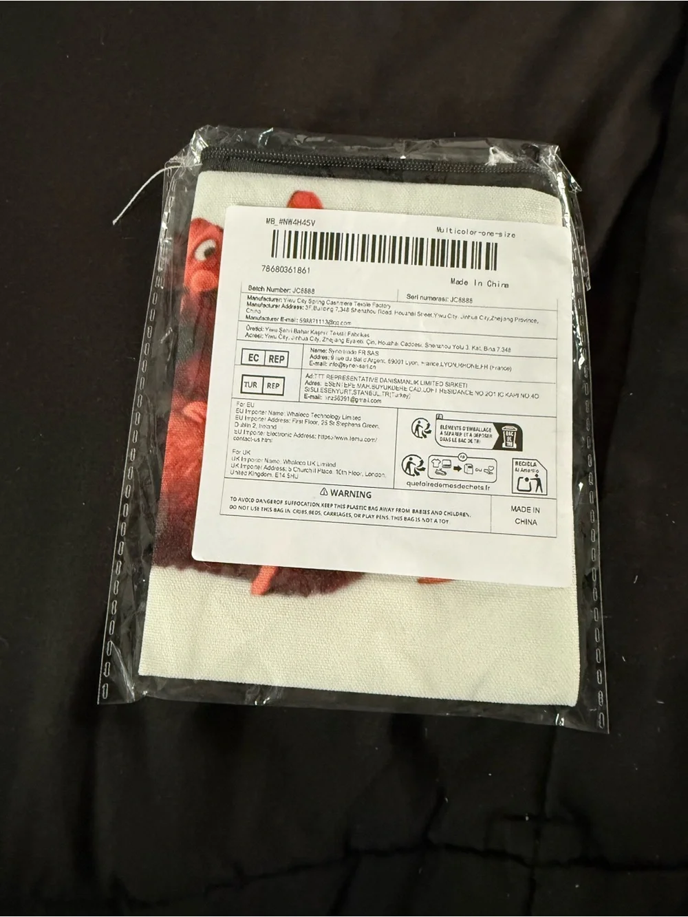 Ratatouille Makeup Bag